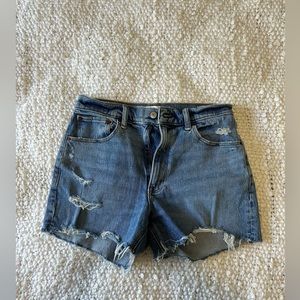 Abercrombie & Fitch The 4” Mom Short High Rise Size 4R